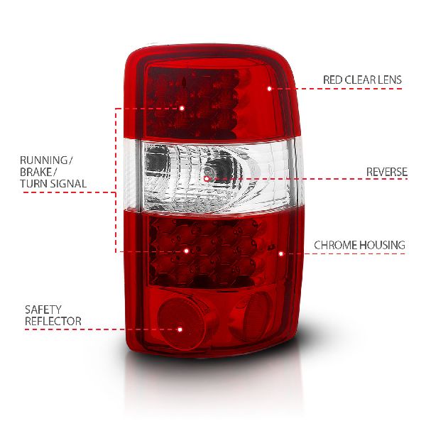 2000-2006 Chevrolet Suburban 2500 Tail Light Set (ANZO)