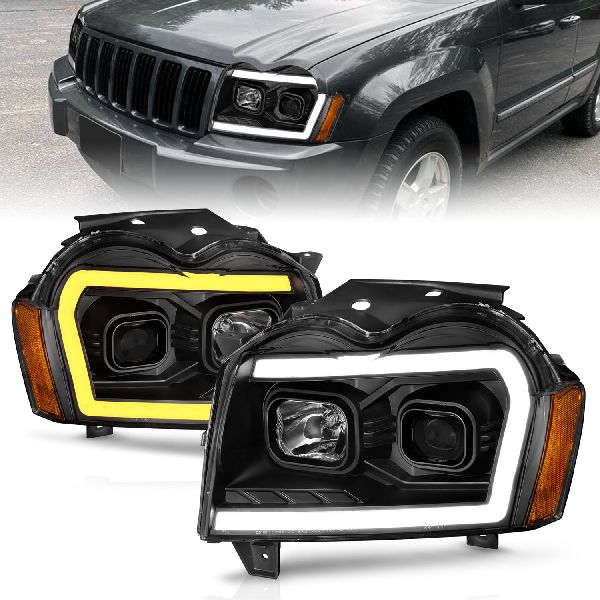 2005-2007 Jeep Grand Cherokee Headlight Assembly (ANZO)