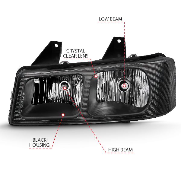 2003-2017 Chevrolet Express 2500 Headlight Assembly (ANZO)