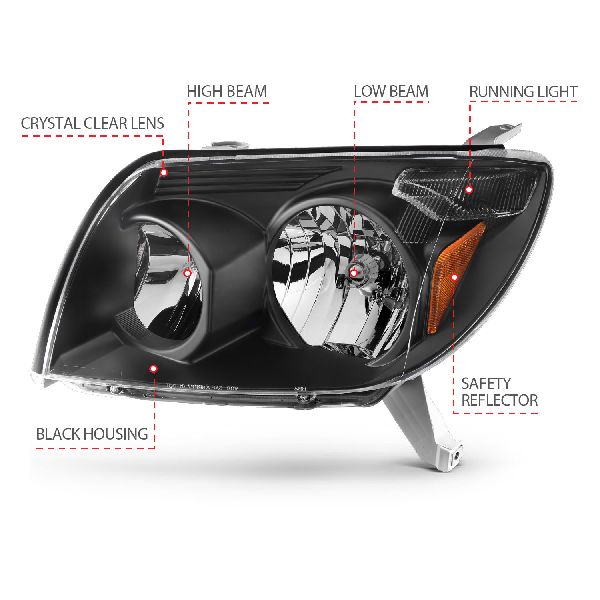 2003-2005 Toyota 4Runner Headlight Set (ANZO)