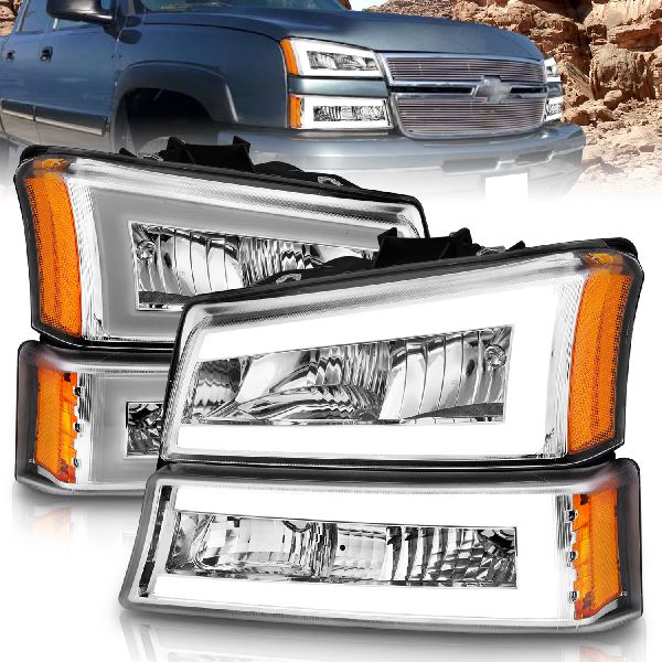 2003-2004 Chevrolet Silverado 2500 Headlight Assembly (ANZO)