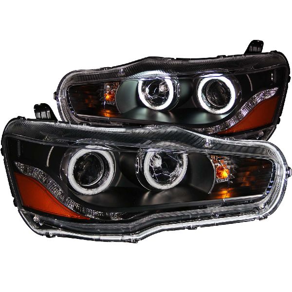 2008-2015 Mitsubishi Lancer Headlight Set (ANZO)