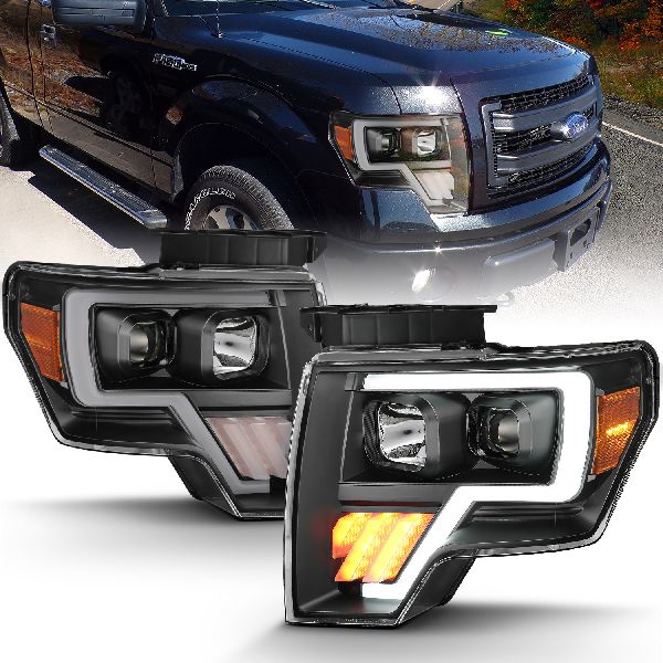 2009-2014 Ford F-150 Headlight Set (ANZO)