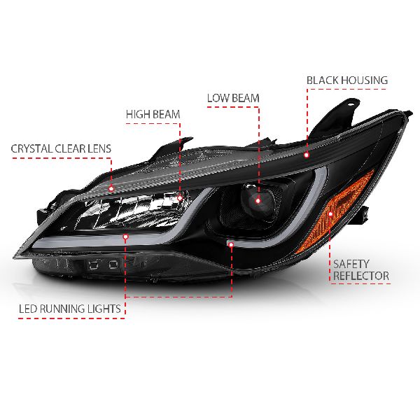 2015-2017 Toyota Camry Headlight Set (ANZO)