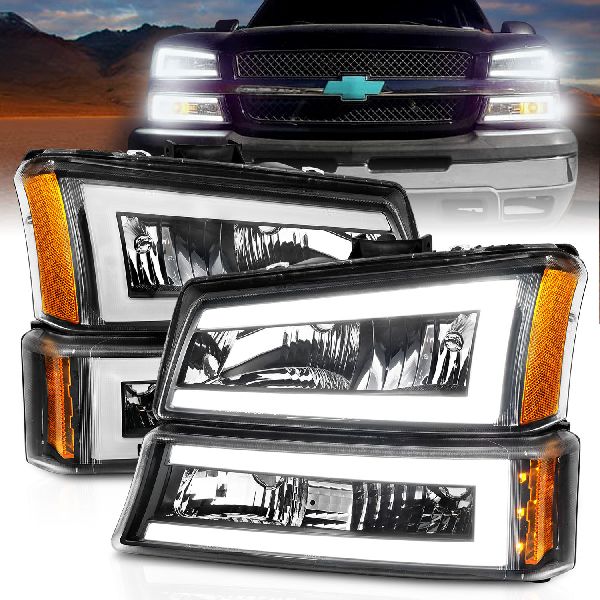 2003-2004 Chevrolet Silverado 2500 Headlight Assembly (ANZO)