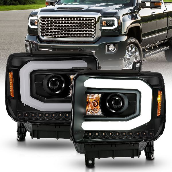 2014-2015 GMC Sierra Headlight Assembly (ANZO)