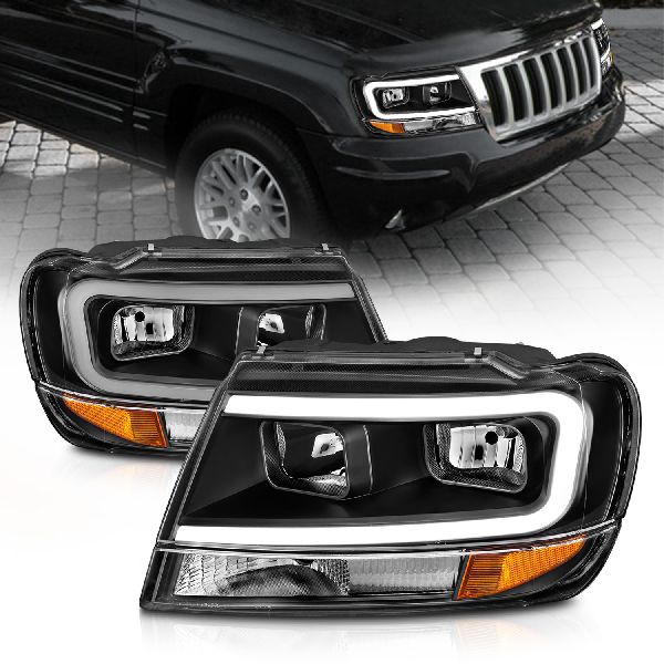 1999-2004 Jeep Grand Cherokee Headlight Assembly (ANZO)