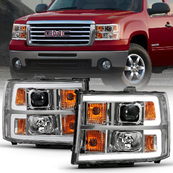 2007-2014 GMC Sierra 2500 HD Headlight Set (ANZO)
