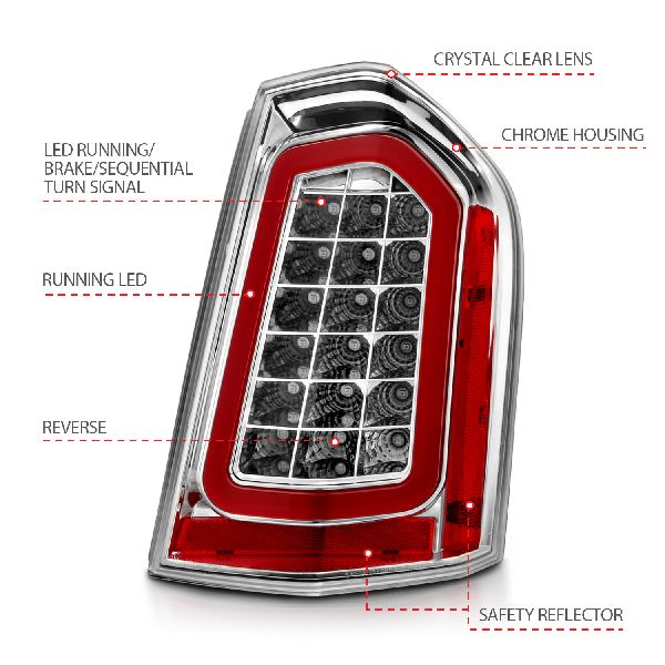 2011-2014 Chrysler 300 Tail Light (ANZO)