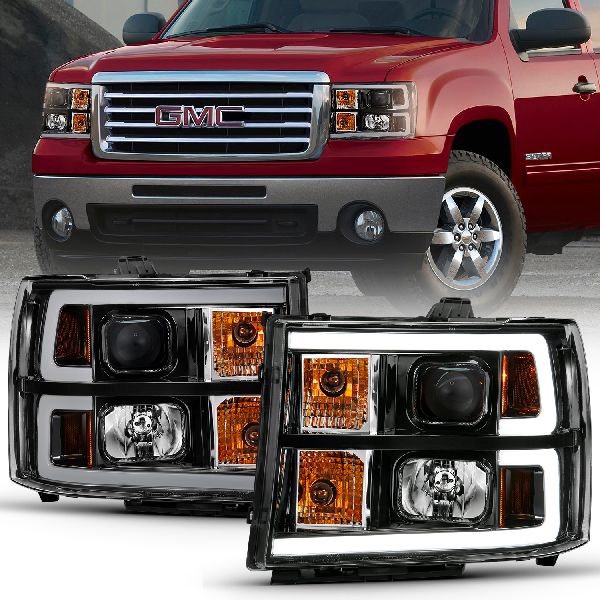 2007-2014 GMC Sierra 2500 HD Headlight Set (ANZO)