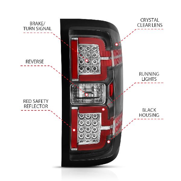 2014-2018 Chevrolet Silverado 1500 Tail Light (ANZO)