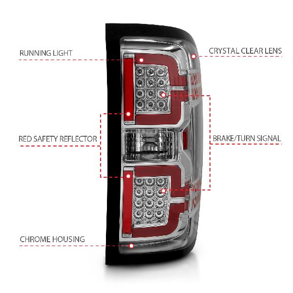 2014-2018 Chevrolet Silverado 1500 Tail Light (ANZO)