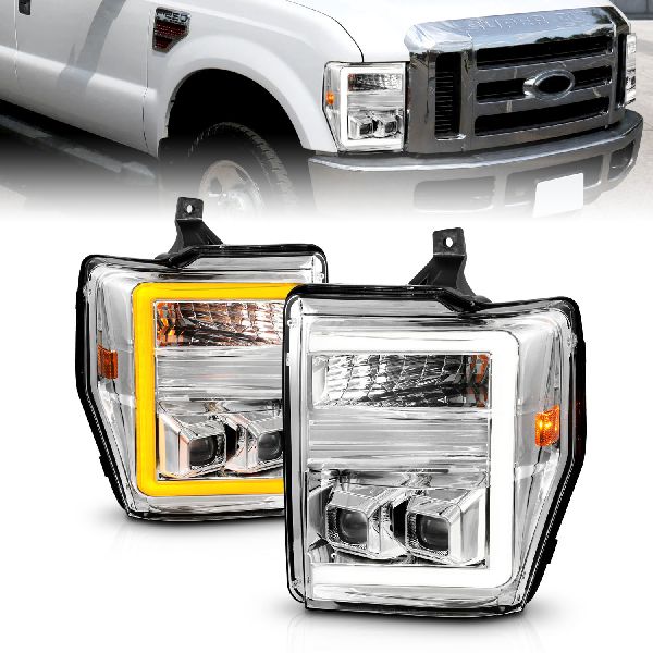 2008-2010 Ford F-550 Super Duty Headlight Assembly (ANZO)