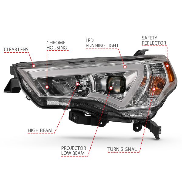 2014-2023 Toyota 4Runner Headlight Set (ANZO)