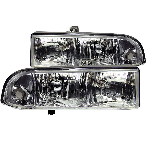 1998-2004 Chevrolet S10 Headlight Set (ANZO)