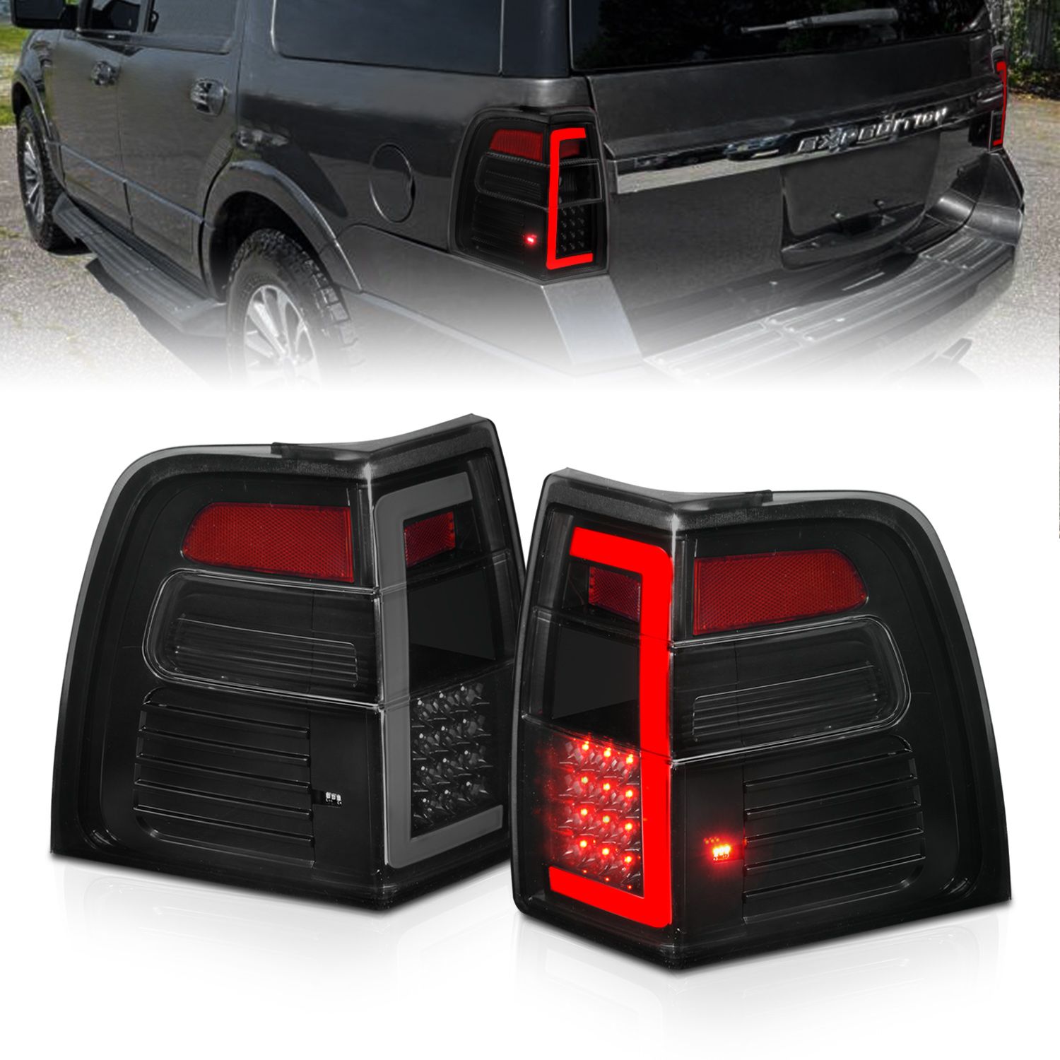 2017, 2016, 2015, 2014, 2013, 2012, 2011, 2010, 2009, 2008, 2007 Ford Expedition Tail Light Set
