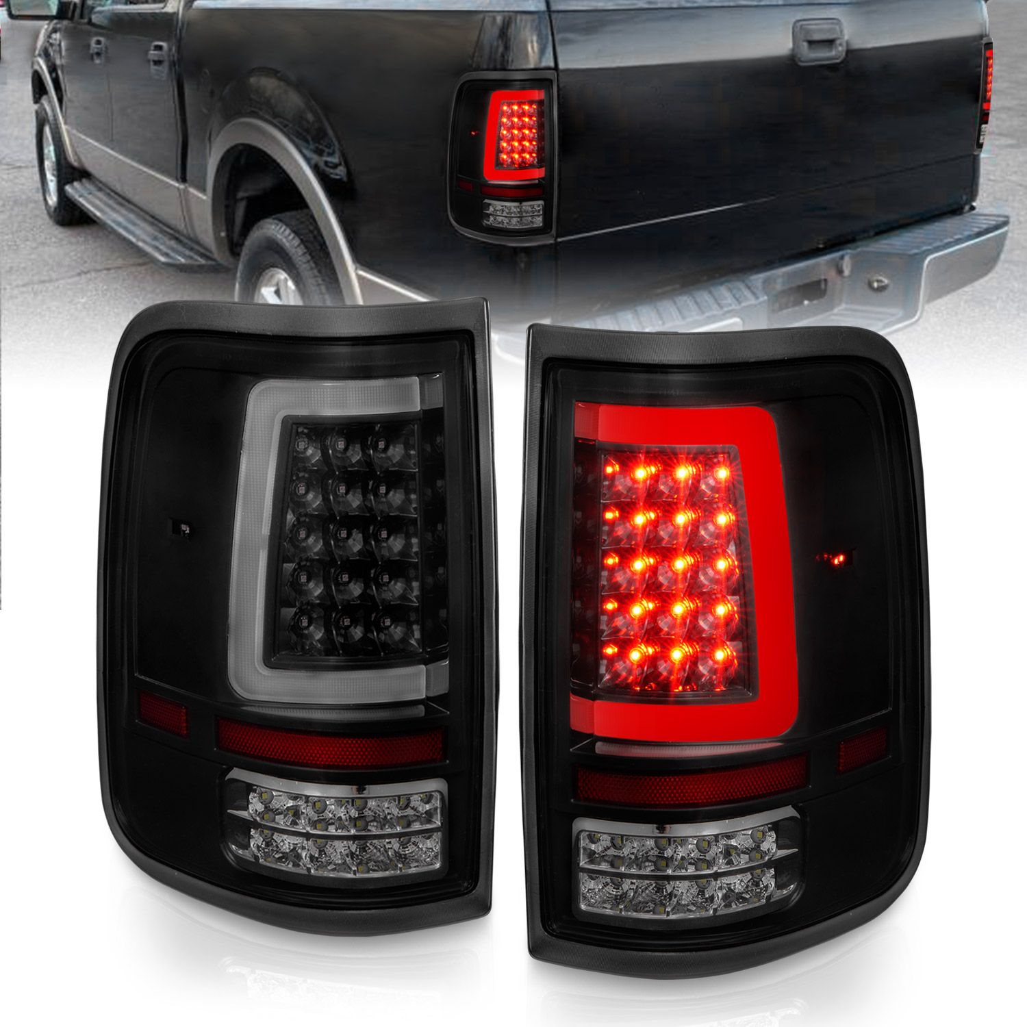2008, 2007, 2006, 2005, 2004 Ford F-150 Tail Light Set