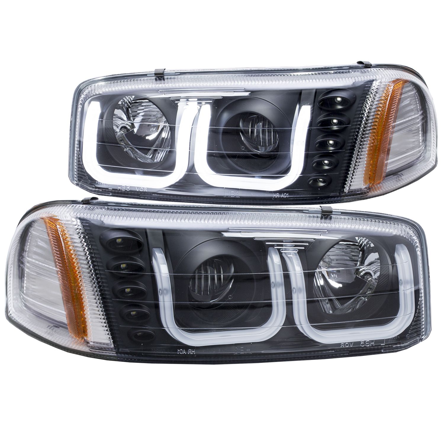 2006, 2005, 2004, 2003, 2002, 2001, 2000 GMC Yukon 1500 Headlight Set