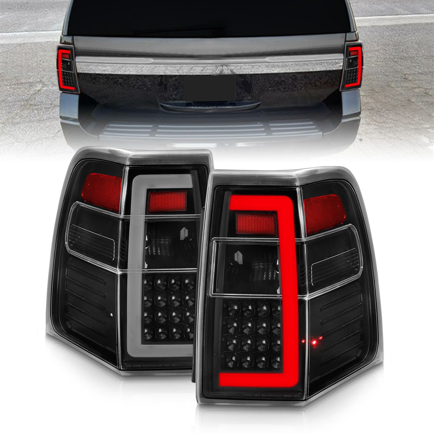 2017, 2016, 2015, 2014, 2013, 2012, 2011, 2010, 2009, 2008, 2007 Ford Expedition Tail Light Set