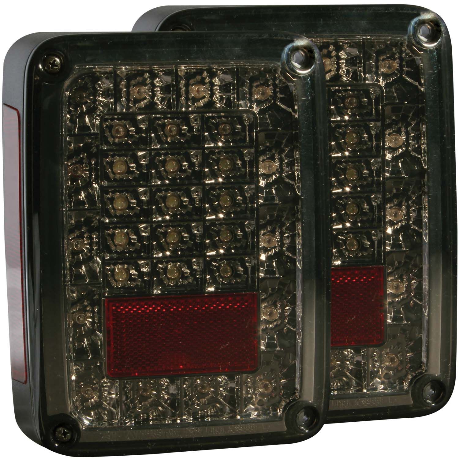 2017, 2016, 2015, 2014, 2013, 2012, 2011, 2010, 2009, 2008, 2007 Jeep Wrangler Tail Light Set