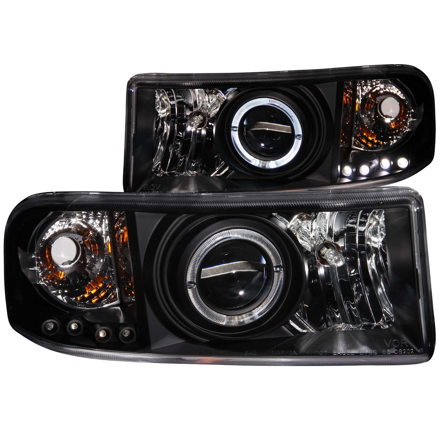 2001, 2000, 1999, 1998, 1997, 1996, 1995, 1994 Dodge Ram 1500 1500 Headlight Set