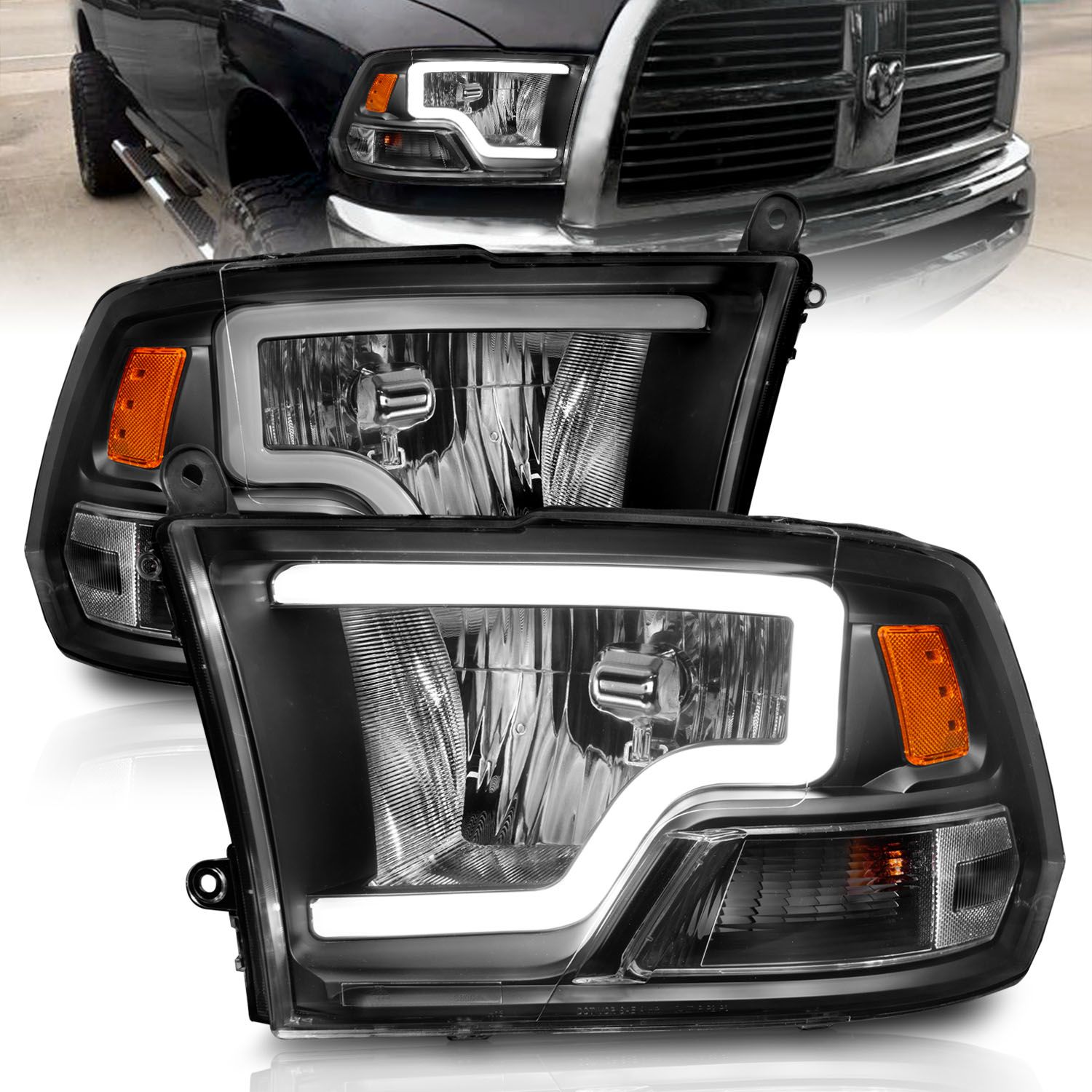 2018, 2017, 2016, 2015, 2014, 2013, 2012, 2011 Ram 1500 1500 Headlight Assembly