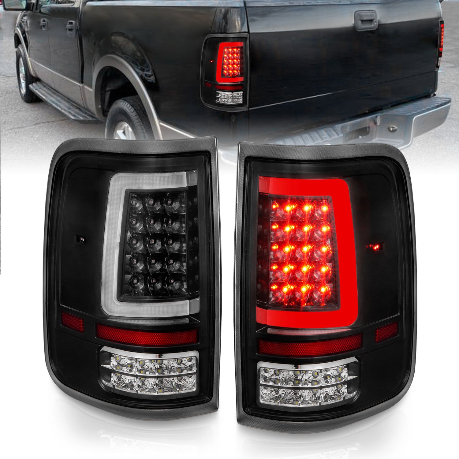 2008, 2007, 2006, 2005, 2004 Ford F-150 Tail Light Set