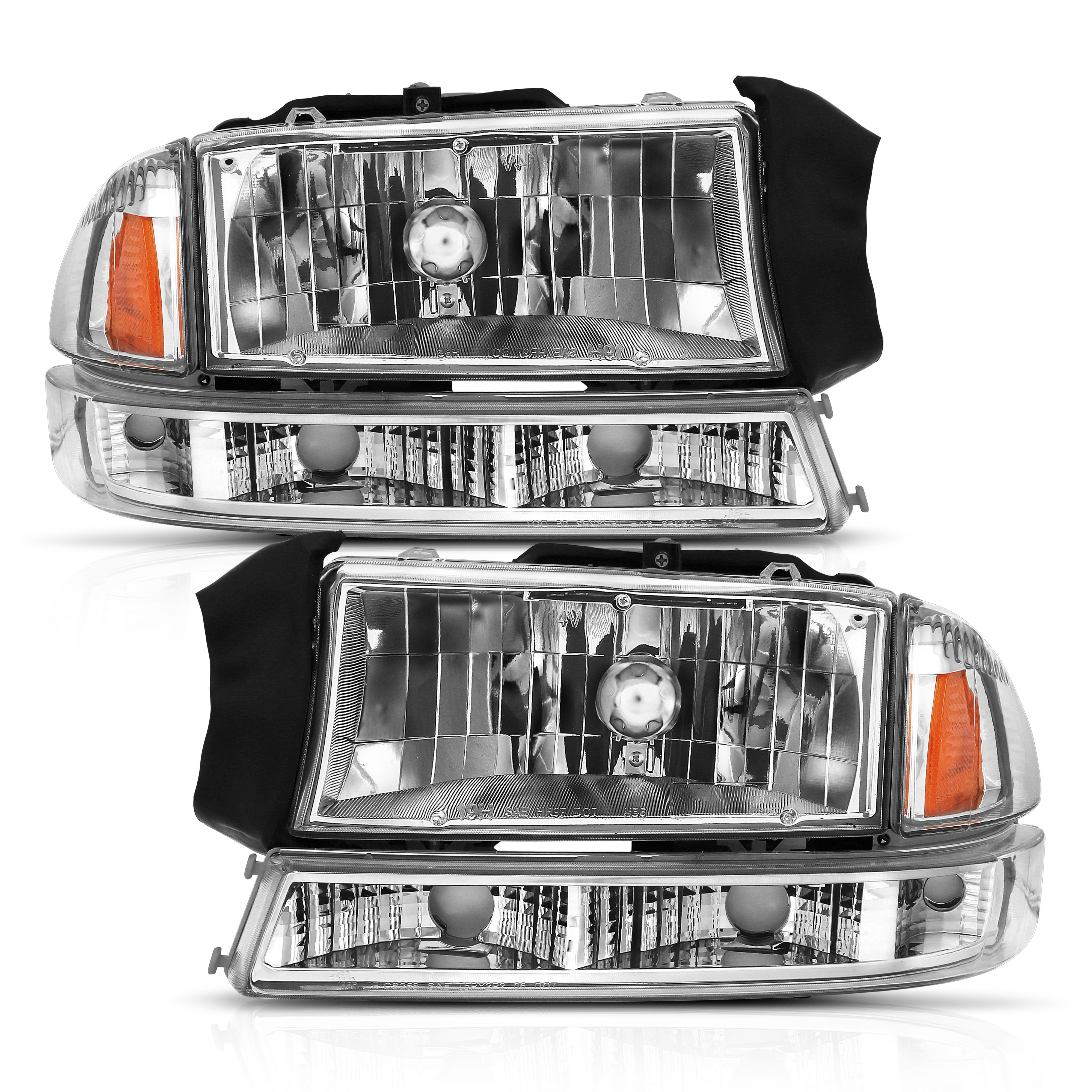 2003, 2002, 2001, 2000, 1999, 1998 Dodge Durango Headlight Set