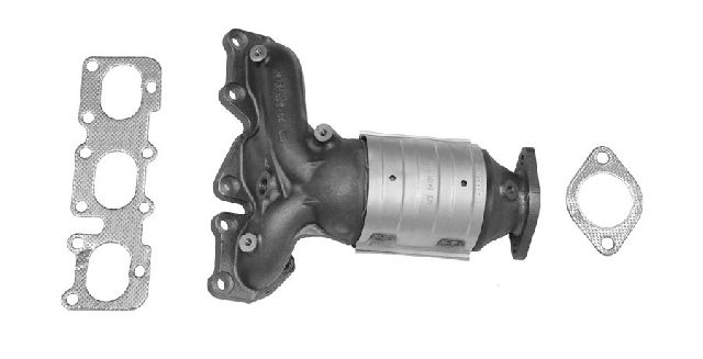 2006-2010 Hyundai Azera Catalytic Converter with Integrated Exhaust Manifo - Front Right or Rear (AP Exhaust)