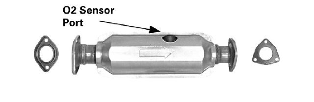 1999-2000 Honda Civic Catalytic Converter (AP Exhaust)
