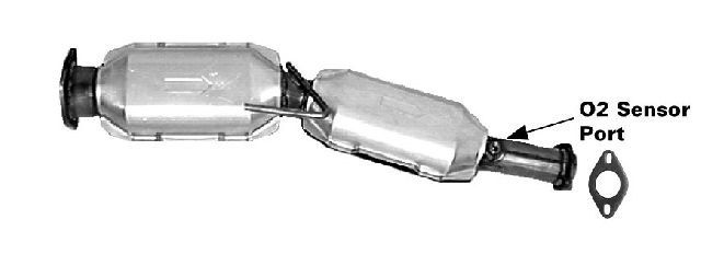 1998-2000 Mazda B4000 Catalytic Converter (AP Exhaust)