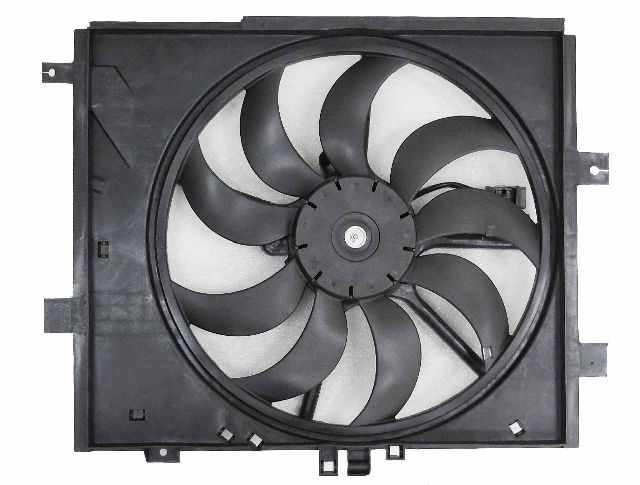 2014-2018 Nissan Versa Note Dual Radiator and Condenser Fan Assembly (APDI)