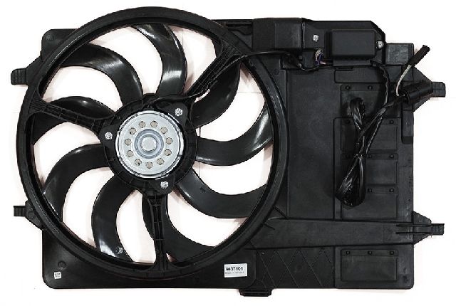 2002-2003 Mini Cooper Dual Radiator and Condenser Fan Assembly (APDI)