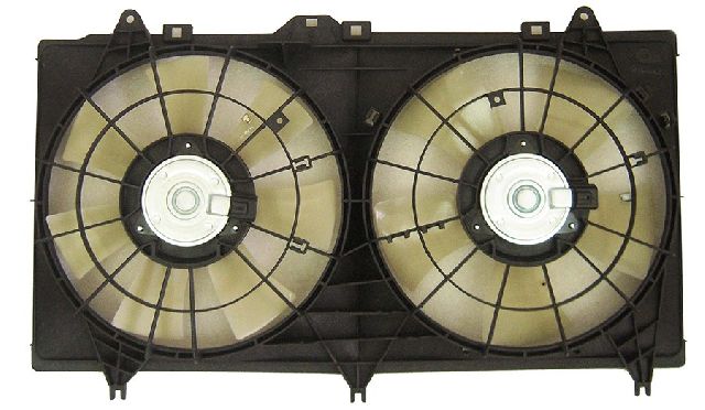 2012-2015 Chevrolet Camaro Dual Radiator and Condenser Fan Assembly (APDI)