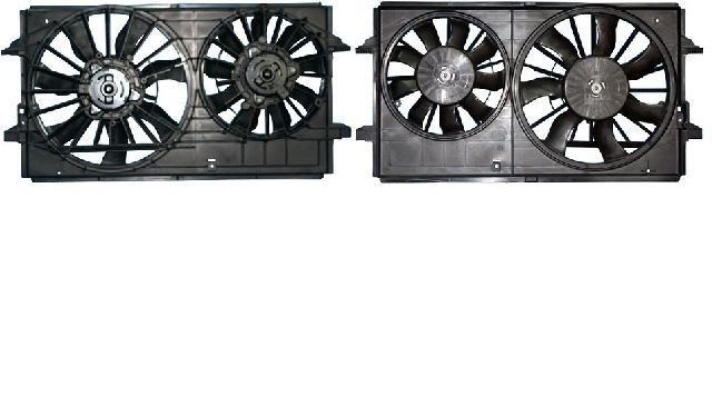 2005-2010 Pontiac G6 Dual Radiator and Condenser Fan Assembly (APDI)