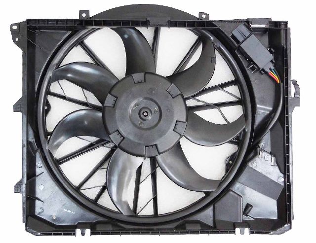 2011-2013 BMW 325i Dual Radiator and Condenser Fan Assembly (APDI)