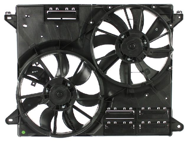 2016-2018 Lincoln MKX Dual Radiator and Condenser Fan Assembly (APDI)