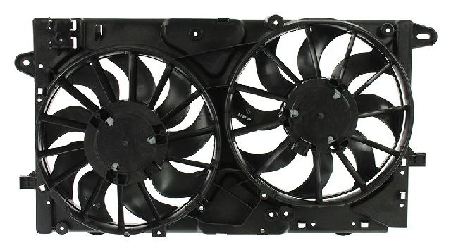 2014-2019 Chevrolet Impala Dual Radiator and Condenser Fan Assembly (APDI)