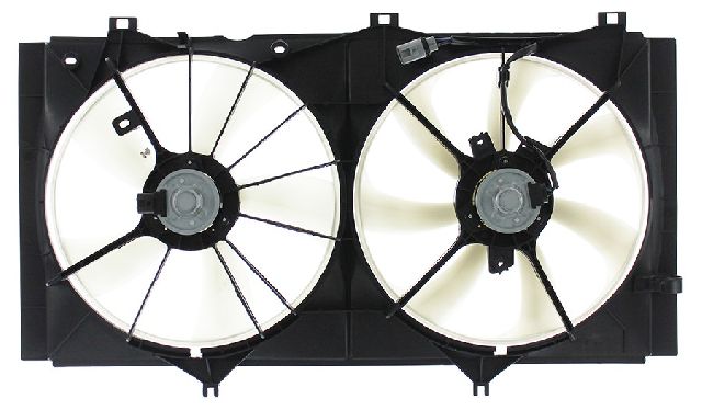 2009-2016 Toyota Venza Dual Radiator and Condenser Fan Assembly (APDI)