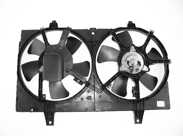 2002-2003 Nissan Maxima Dual Radiator and Condenser Fan Assembly (APDI)
