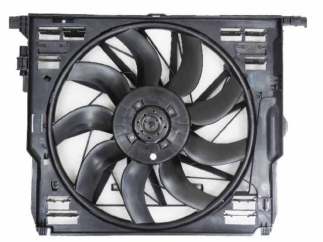 2010-2015 BMW 740i Dual Radiator and Condenser Fan Assembly (APDI)