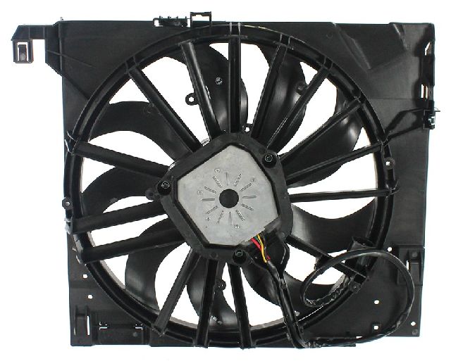 2010-2015 Jaguar XK Dual Radiator and Condenser Fan Assembly (APDI)