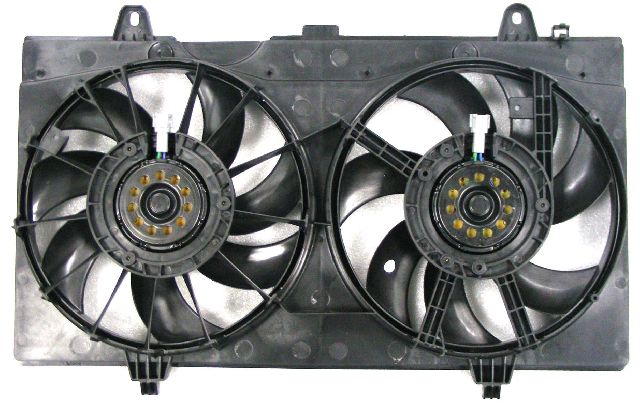 2007-2012 Nissan Sentra Dual Radiator and Condenser Fan Assembly (APDI)