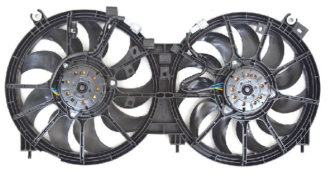 2011-2017 Nissan Quest Dual Radiator and Condenser Fan Assembly (APDI)