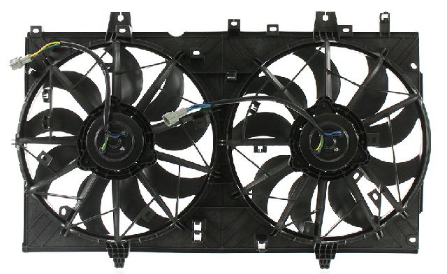 2014-2019 Nissan Rogue Dual Radiator and Condenser Fan Assembly (APDI)
