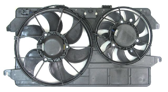 2010-2013 Ford Transit Connect Dual Radiator and Condenser Fan Assembly (APDI)