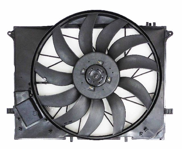 2001-2006 Mercedes-Benz S600 Dual Radiator and Condenser Fan Assembly (APDI)