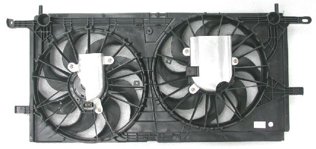 2001-2005 Pontiac Aztek Dual Radiator and Condenser Fan Assembly (APDI)