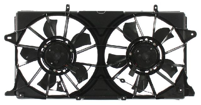 2016-2019 GMC Yukon XL Dual Radiator and Condenser Fan Assembly (APDI)
