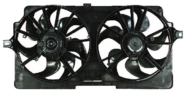 1999-2003 Pontiac Grand Prix Dual Radiator and Condenser Fan Assembly (APDI)